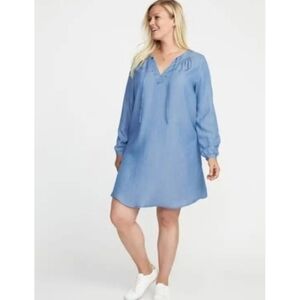 OLD NAVY Size. X-Large Tie-Neck Swing Dress